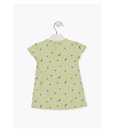 VESTIDO BEBE ALGODÓN MARCA LOSAN