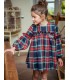 VESTIDO INFANTIL CUADROS FAMILIA CASCABEL