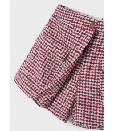 FALDA PANTALON CUADROS PARA NIÑA MARCA MAYORAL