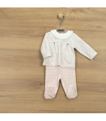 CONJUNTO  ALGODON RECIEN NACIDO MARCA BABIDU