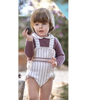 CONJUNTO BEBE DOS PIEZAS COLECCION CACHUETE MARCA JULIANA