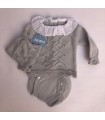 CONJUNTO BEBE TRES PIEZAS PUNTO MARCA JULIANA