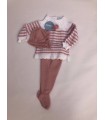 CONJUNTO BEBE PUNTO TRES PIEZAS MARCA JULIANA
