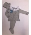 CONJUNTO BEBE PUNTO TRES PIEZAS MARCA JULIANA