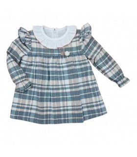 VESTIDO INFANTIL CUADRO MARCA BABY-FERR