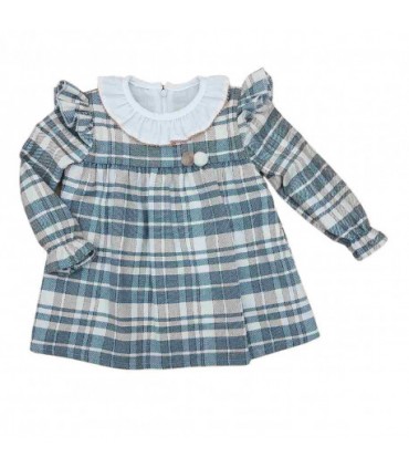 VESTIDO INFANTIL CUADRO MARCA BABY-FERR
