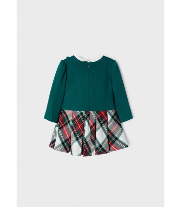 VESTIDO BEBE CUADROS MARCA MAYORAL