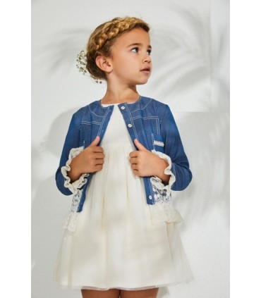 CHAQUETA VAQUERA CON TIRAS BORDADAS