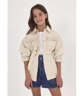 CHAQUETA TIPO SAHARIANA CON LAZADA MARCA MAYORAL