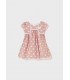 VESTIDO ESTAMPADO CON ENCAJE PARA BEBE MARCA MAYORAL