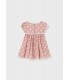 VESTIDO ESTAMPADO CON ENCAJE PARA BEBE MARCA MAYORAL