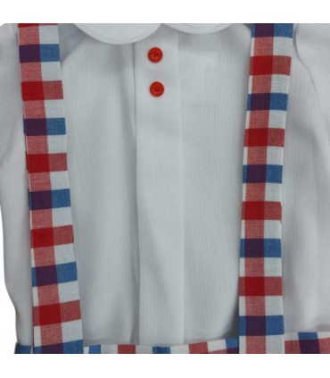 CONJUNTO BEBE DOS PIEZAS CUADRITOS MARCA BABY-FERR