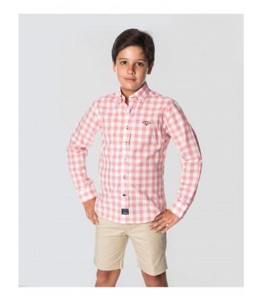 CAMISA CHICO CUADROS VICHY MARCA ESPAGNOLO