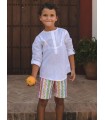CONJUNTO NIÑO MULTICOLOR DOS PIEZAS MARCA JOSE VARON
