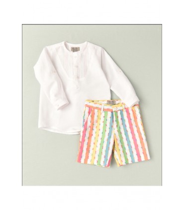 CONJUNTO NIÑO MULTICOLOR DOS PIEZAS MARCA JOSE VARON