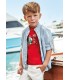 CAMISA MANGA LARGA CUELLO MAO MARCA MAYORAL