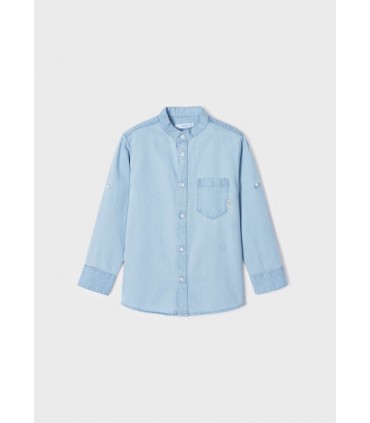 CAMISA MANGA LARGA CUELLO MAO MARCA MAYORAL