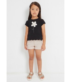 PANTALON CORTO ESTAMPADO NIÑA MARCA MAYORAL