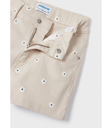 PANTALON CORTO ESTAMPADO NIÑA MARCA MAYORAL