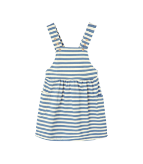 VESTIDO PETO NIÑA RAYAS MARCA WATERLEMON