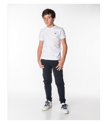 CAMISETA NIÑO LISA LOGO SPAGNOLO