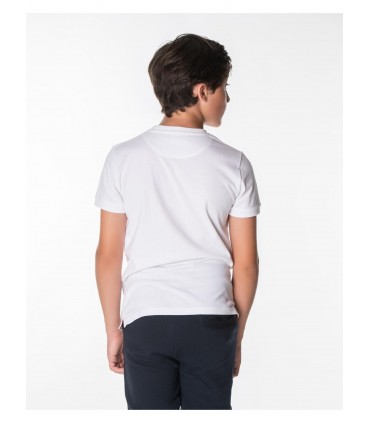 CAMISETA NIÑO LISA LOGO SPAGNOLO
