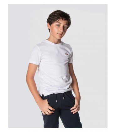 CAMISETA NIÑO LISA LOGO SPAGNOLO