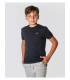 CAMISETA NIÑO LISA LOGO BORDADO SPAGNOLO