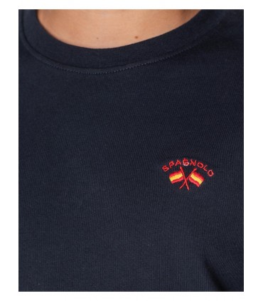CAMISETA NIÑO LISA LOGO BORDADO SPAGNOLO