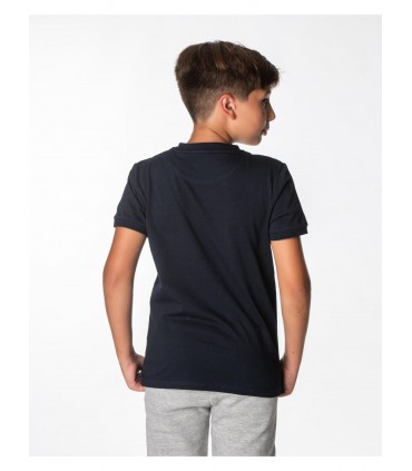 CAMISETA NIÑO LISA LOGO BORDADO SPAGNOLO