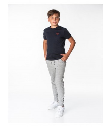 CAMISETA NIÑO LISA LOGO BORDADO SPAGNOLO