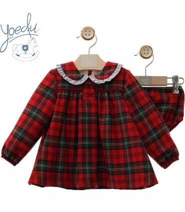 VESTIDO BEBE CON BRAGUITA MARCA YOEDU