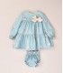 VESTIDO BEBE DOS PIEZAS ESTAMPADO ELEFANTES MARCA COCOTE