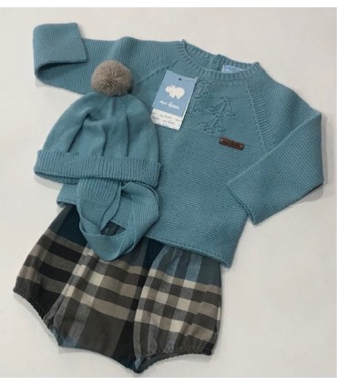 CONJUNTO BEBE TRES PIEZAS MARCA MAC ILUSION