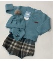 CONJUNTO BEBE TRES PIEZAS MARCA MAC ILUSION