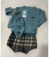 CONJUNTO BEBE TRES PIEZAS MARCA MAC ILUSION