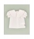 BLUSA LINO BEBE BLANCA MARCA COCOTE