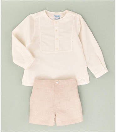 CONJUNTO NIÑO DOS PIEZAS MARCA COCOTE