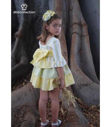 VESTIDO NIÑA MANGA FRANCESA MARCA DBB COLLECTION