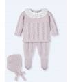 CONJUNTO BEBE TRES PIEZAS MARCA MAC ILUSION