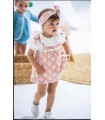 VESTIDO BEBE ROMBITOS MARCA JOSE VARON