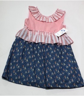 VESTIDO NIÑA ESTAMPADO MARCA BABY-FERR