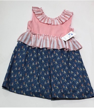 VESTIDO NIÑA ESTAMPADO MARCA BABY-FERR