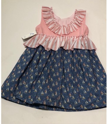 VESTIDO NIÑA ESTAMPADO MARCA BABY-FERR