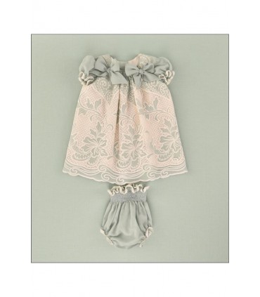 VESTIDO BAMBULA BORDADA BEBE MARCA JOSE VARON