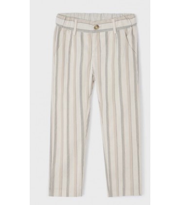 PANTALON NIÑO LINO RAYAS MARCA MAYORAL