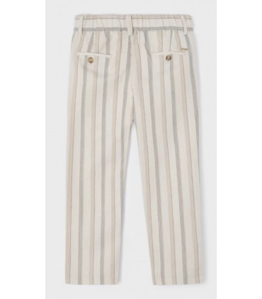 PANTALON NIÑO LINO RAYAS MARCA MAYORAL