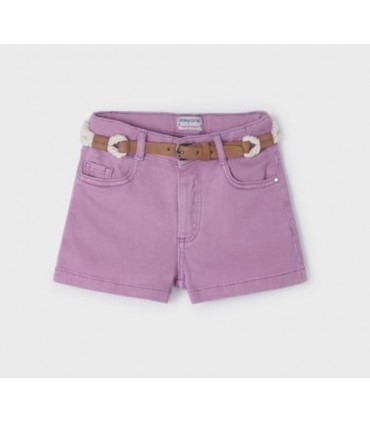 SHORT NIÑA CON CINTURON MARCA MAYORAL