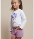 SHORT NIÑA CON CINTURON MARCA MAYORAL