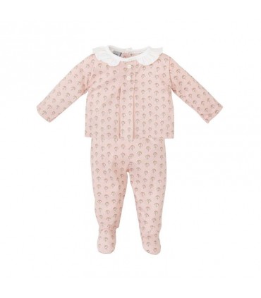 CONJUNTO BEBE DOS PIEZAS POLAINAS ALGODON